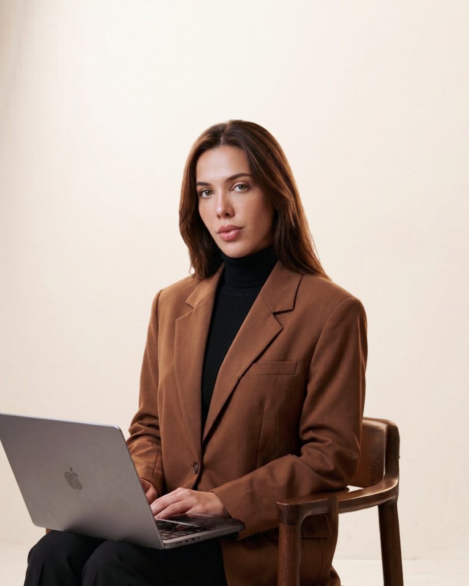 Victoria Krissan, fundadora do Dollar Shift, especialista em trabalho remoto internacional